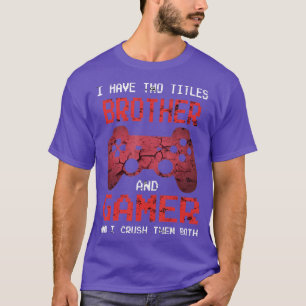 T-shirt Jeux Vidéos Vintages Pour Garçons Brother S
