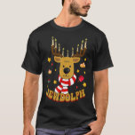 T-shirt Jewdolph Ugly Hanoukka Sweater Reindeer Chanukah<br><div class="desc">Jewdolph Ugly Hanoukka Sweater Reindeer Chanukah PJ</div>