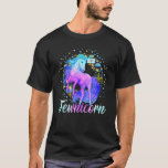 T-shirt Jewnicorn Cute Unicorn Tie Dye Jewish Chanukah Han<br><div class="desc">Jewnicorn Cute Unicorn Tie Dye Jewish Chanukah Hanoukka Girl.</div>