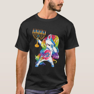 T-shirt Jewnicorn Funny Hanoukka Unicorn Girl Women