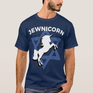 T-shirt Jewnicorn Funny Jewish Hanoukka Cadeau