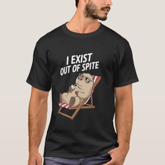 T-shirt J'existe par dépit (Devant)