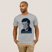T-shirt JFK a illustré - (Devant entier)