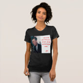 T-shirt JFK & Citation de Ne Pas Demander (Devant entier)