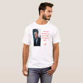 T-shirt JFK & Citation de Ne Pas Demander (Devant entier)