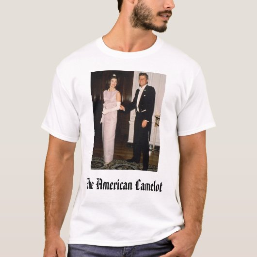 T-shirt JFK et Jackie, le Camelot américain (Devant)