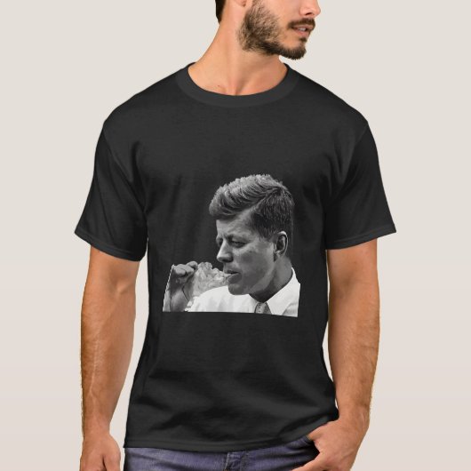 T-shirt Jfk John F Kennedy Fumeur de cigares (Devant)