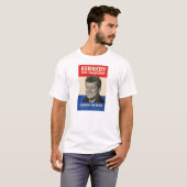 T-shirt JFK - pièce en t d'affiche de campagne de John F. (Devant entier)