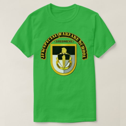 T-shirt JFK Special Warfare School Flash (Design devant)