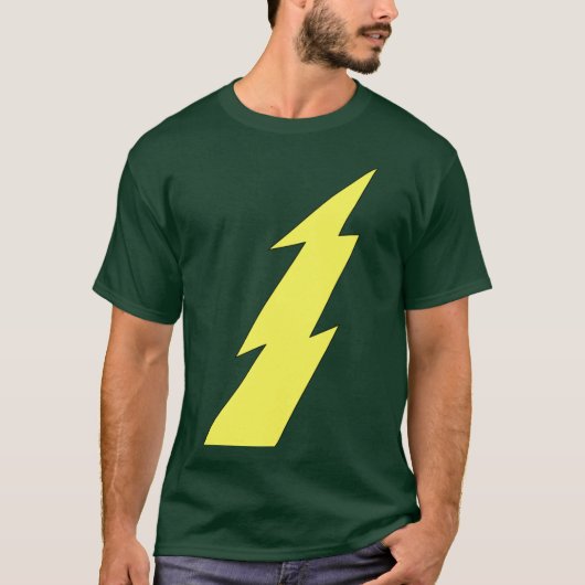 T-shirt JG Lightning Bolt garçon rétro (Devant)