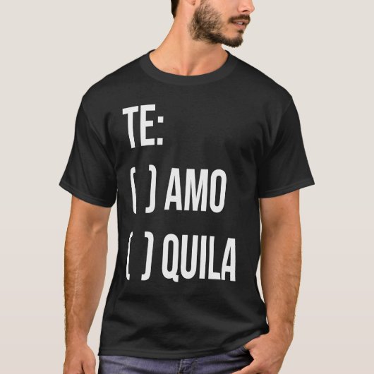 T-shirt Jga Te Aamo Tequila Bridal Party Bachelorette Enga (Devant)