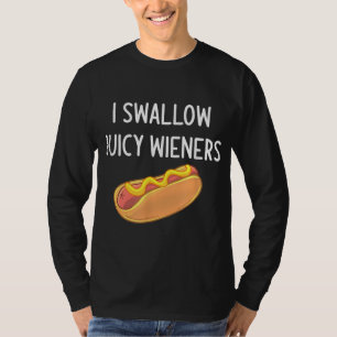 T-shirt J'hirondelle des Wieners juteux amusant plaisanter