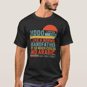 T-shirt Jiddo Noun Définition Arabe Grand-père Pères D