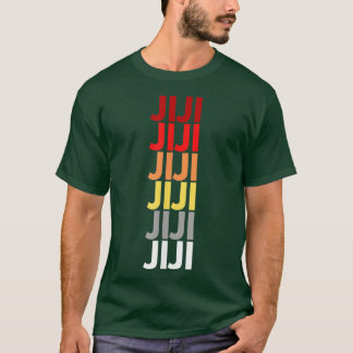 T-shirt Jiji Grandfather in Japanese Colorful Name for Jij