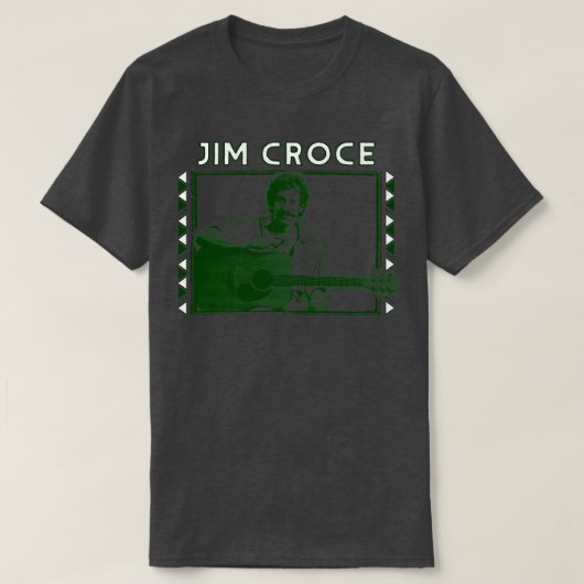 T-shirt Jim Croce Retro Fan Design (Design devant)