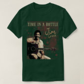 T-shirt Jim Croce Time dans une bouteille (Design devant)