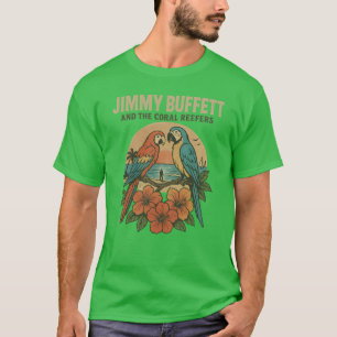 T-SHIRT JIMMY BUFFETT ET CORAL REEFERS