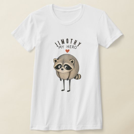 T-SHIRT JIMOTHY MON HÉROS (Poser)