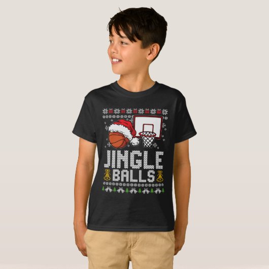 T-shirt Jingle Balls Ugly Christmas Pyjama Cool Sport X-Ma (Devant entier)