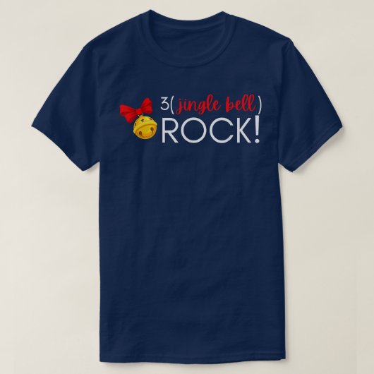 T-shirt Jingle Bell Rock Math Enseignant Noël (Design devant)