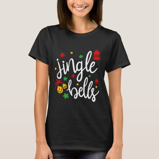T-shirt Jingle Bells Jingle All The Way Xmas Gift Christma (Devant)