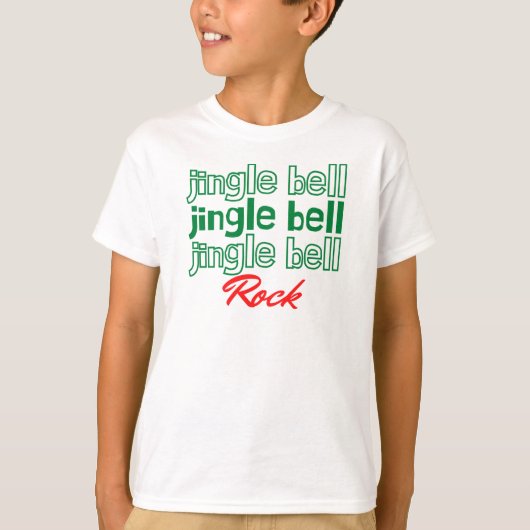 T-shirt jingle jingle jingle rock (Devant)