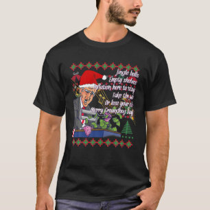 T-shirt Jingle Joe Tablettes vides Biden Père Noël Anti-li