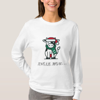 T-shirt Jingle Mow Funny Christmas Cow