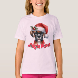 T-shirt Jingle Paws et Boxer Dog Joy