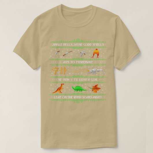 T-shirt Jingle Serenity (Design devant)