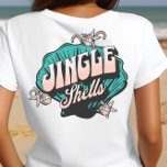 T-shirt Jingle Shells - Christmas Vintage Beach<br><div class="desc">Célébrez la saison festive avec une touche côtière dans notre T-shirt de la plage de Noël "Jingle Shells". Conçu avec un tissu doux et respirant, ce tee unique capture l'esprit d'un séjour balnéaire avec un design ludique. Avec ses coquillages et ses étoiles de mer ornés de bobbles et de sucres...</div>