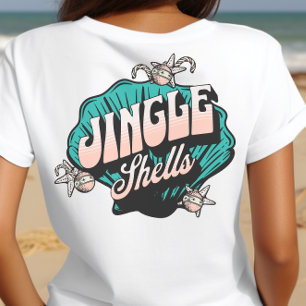 T-shirt Jingle Shells - Christmas Vintage Beach