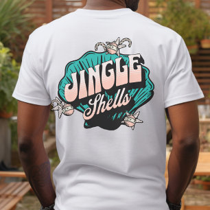 T-shirt Jingle Shells - Christmas Vintage Beach