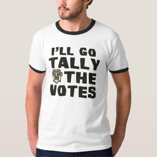 T-shirt J'irai contrôle les votes (Devant)