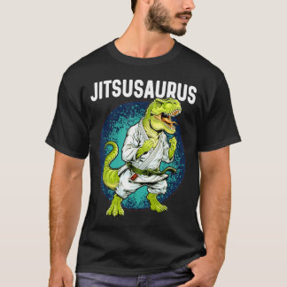 T-shirt Jitsusaurus Drôle Jiu-Jitsu Brésilien Ju Jitsu