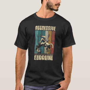 T-shirt Jiu Jitsu Agressive Cudding Bjj Mixed martial art 