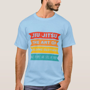 T-shirt Jiu Jitsu Art Des Vêtements Pliants Jujitsu