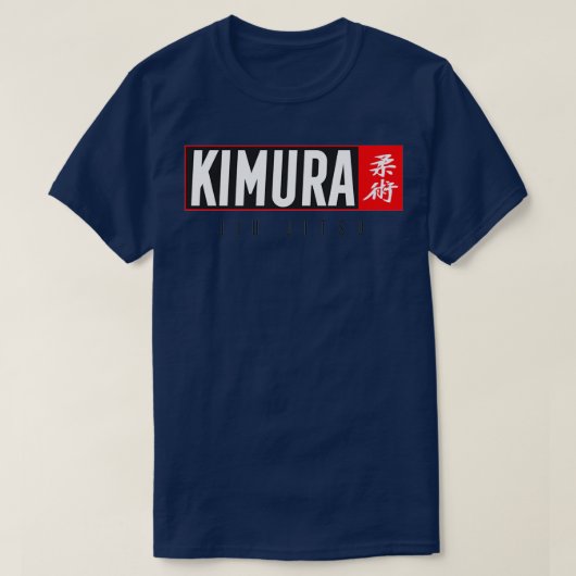 T-shirt Jiu Jitsu Black Belt Kimura Dark Gift Martial Arts (Design devant)