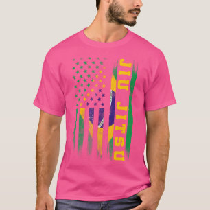 T-shirt Jiu Jitsu Brésil Bjj Brésil États-Unis Fla