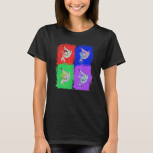 T-shirt Jiu Jitsu Brésilien Jiu Jitsu Brésilien Pop Art