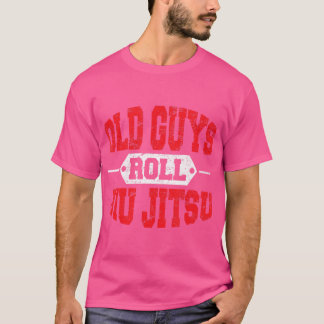 T-shirt Jiu Jitsu Brésilien Vieux Gars Roll Bjj Formation
