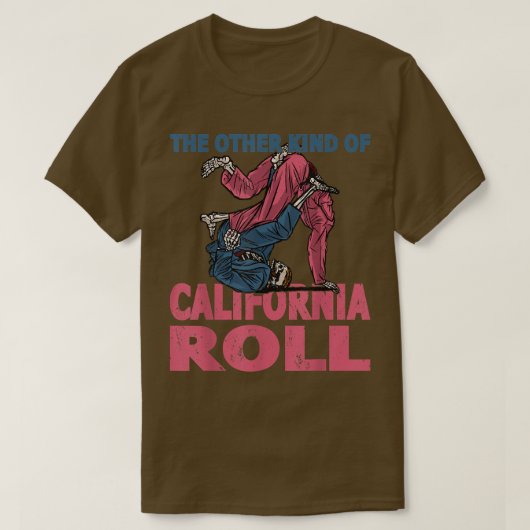 T-shirt Jiu jitsu california roll jujutsu accessories for  (Design devant)