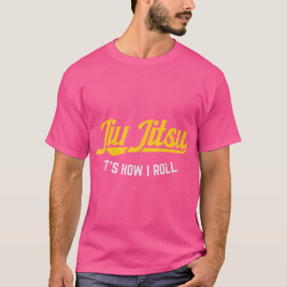 T-shirt Jiu Jitsu Comment Je Roll Funny Bjj Entraînement M