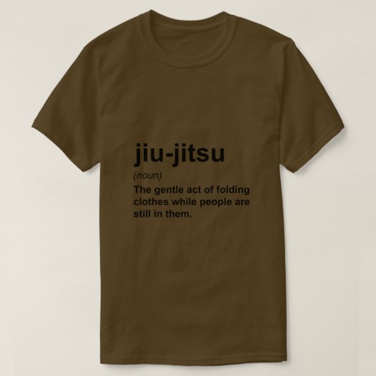 T-shirt Jiu Jitsu Définition (Design devant)