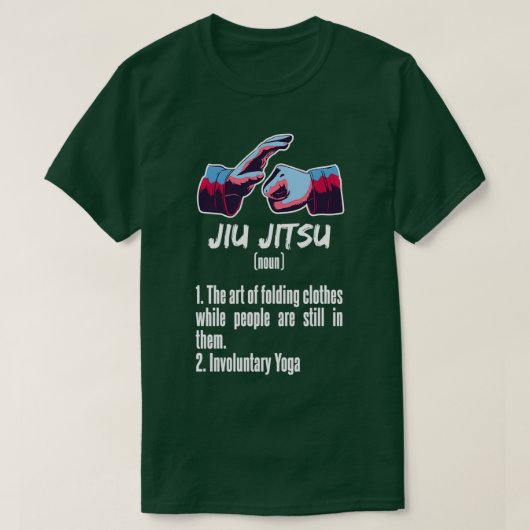 T-shirt Jiu Jitsu Définition Drôle BJJ Fighter Gift (Design devant)