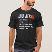 T-shirt Jiu Jitsu Définition Mixed martial art rétro Vinta (Devant)