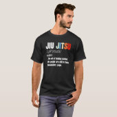 T-shirt Jiu Jitsu Définition Mixed martial art rétro Vinta (Devant entier)