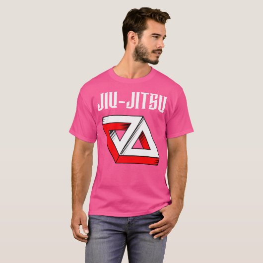 T-shirt Jiu-Jitsu Double Gracie Triangle Bjj Mixed martial (Devant entier)