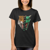 T-shirt Jiu Jitsu Dragon and Tiger - BJJ Grappling (Devant)
