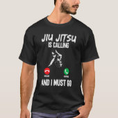 T-shirt Jiu Jitsu Fighter Jiu Jitsu Appelle (Devant)